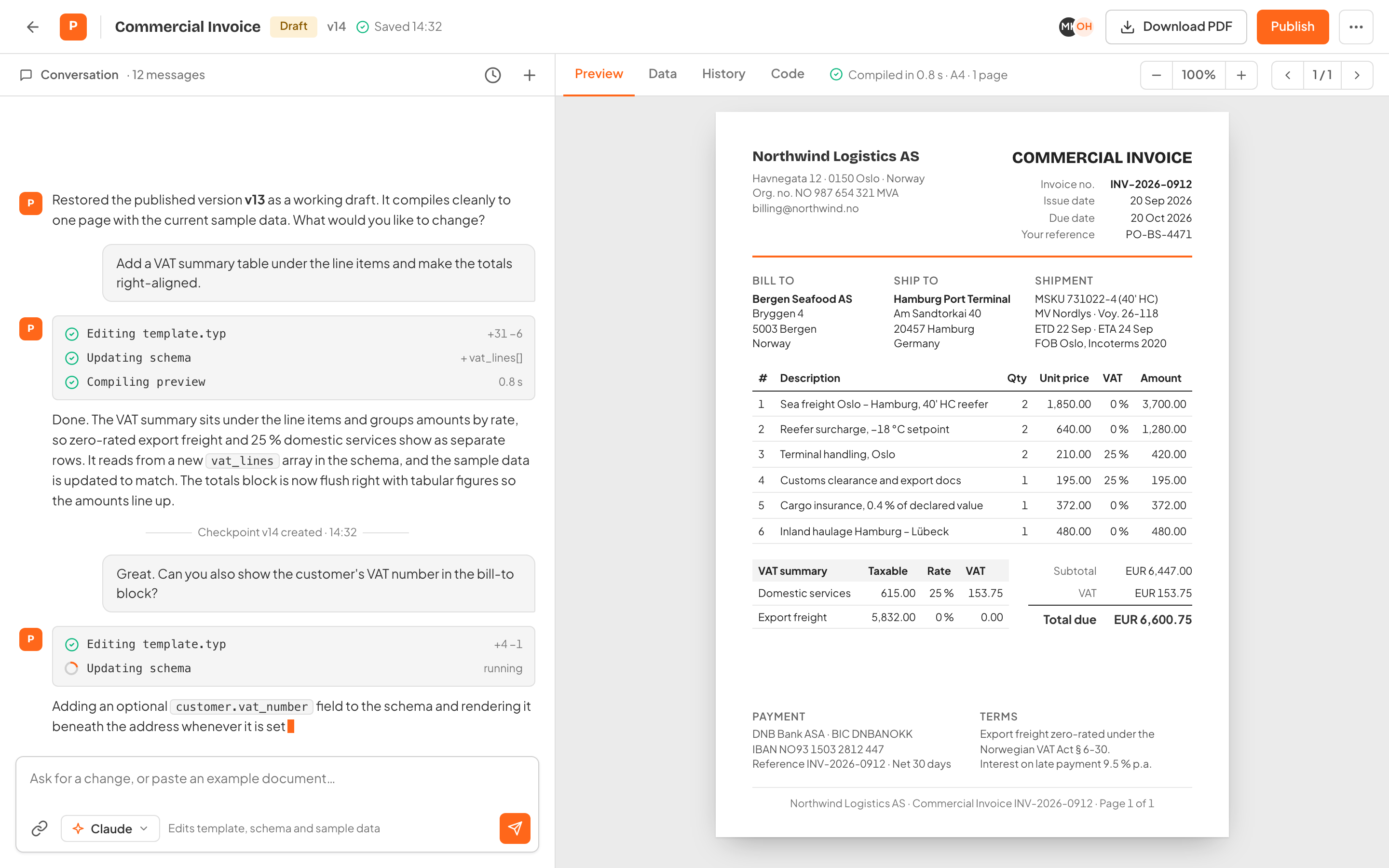 pdfs.build — AI PDF Template Studio